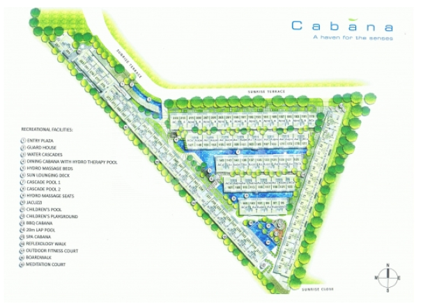 Cabana Site Plan